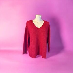 Torrid Red V-Neck Sweater size 2